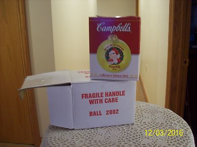 #ad Campbell#x27;s Soup quot; M#x27;MI MMI Goodquot; 2002 Collector#x27;s Edition Christmas Ornament $12.99