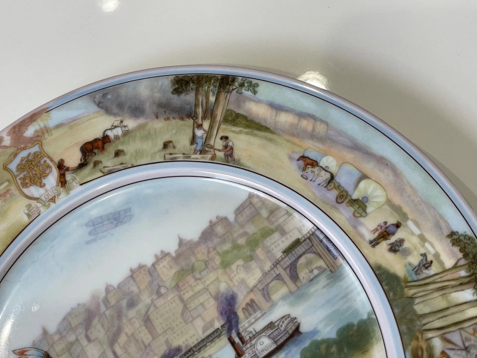 Antique Hotel Jefferson St. Louis, MO Souvenir Service Plate Mississippi Valley - Image 3 of 4