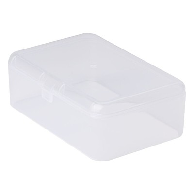 Rectangular Plastic Clear Transparent Storage Box Collection Container