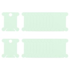 Bobine filo interdentale da ricamo 100 pezzi in plastica per filo punto croce verde