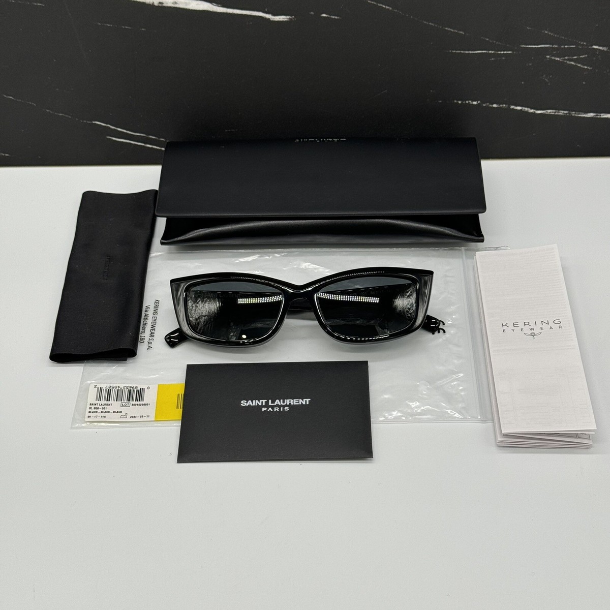 NEW SL 658 001 SAINT LAURENT BLACK SL658 001 WOMEN 