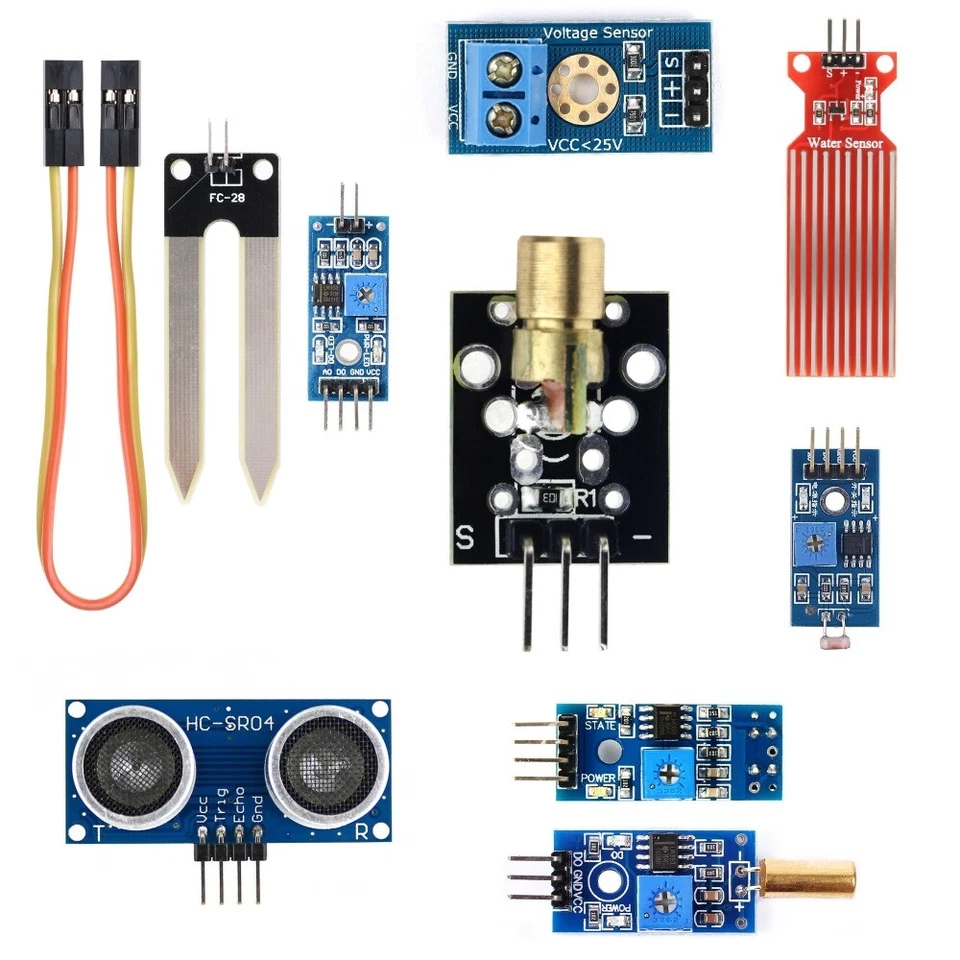 22-in-1 Sensor Module Kit for Arduino Raspberry Pi Beginner Learning Starter Set - Image 4 of 4