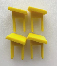 Set/4 Sears Craftsman Yellow Square Switch Safety Keys 22256 815863 FREE SHIP