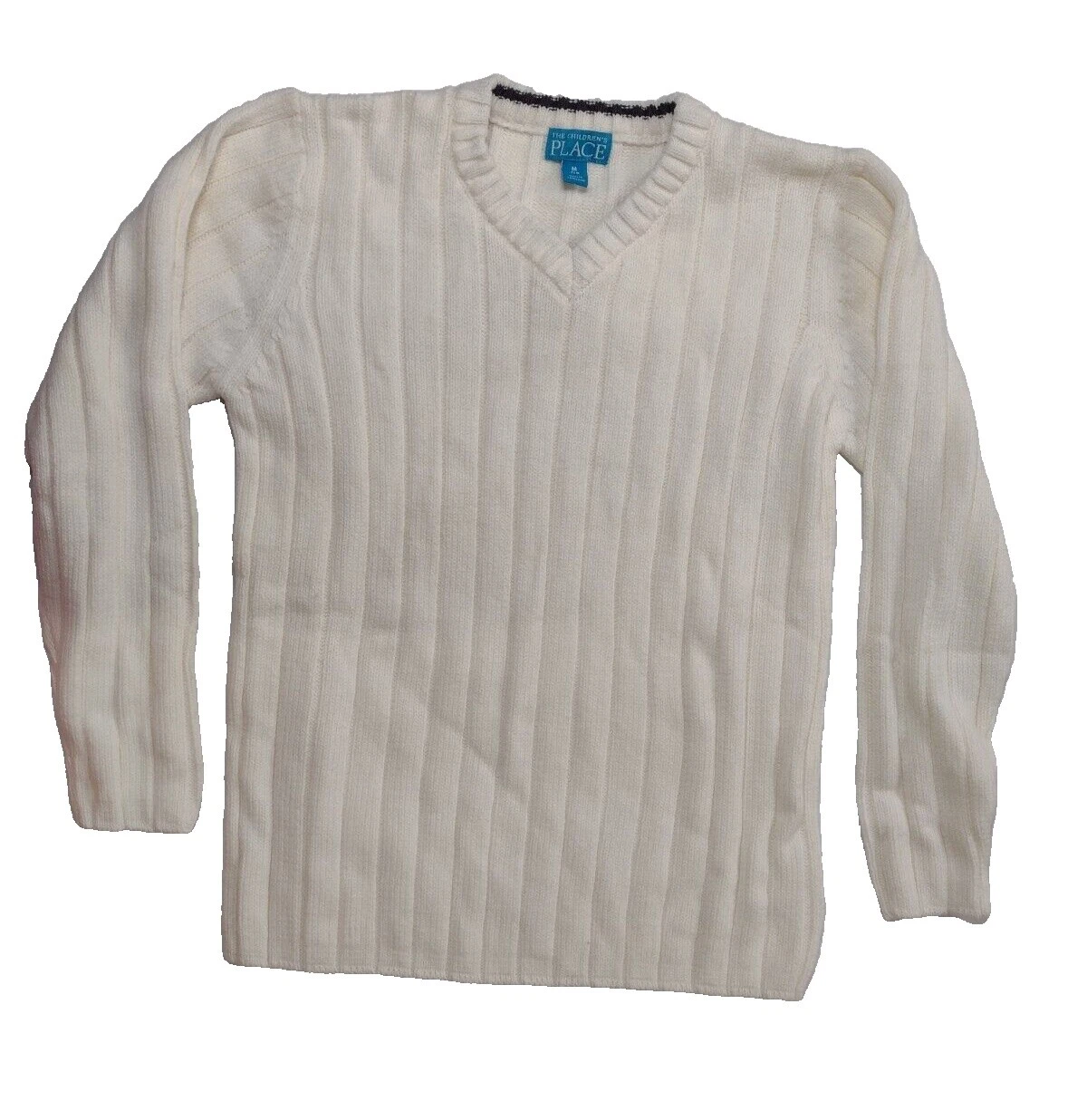 Suéteres de Mezcla de Algodón Blanco para Niños