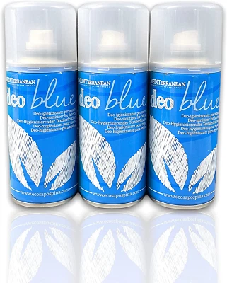 3 X Rampi DEO MEDIT BLUE Deodorante Igienizzante Antitarme tessuti Spray 150 ML
