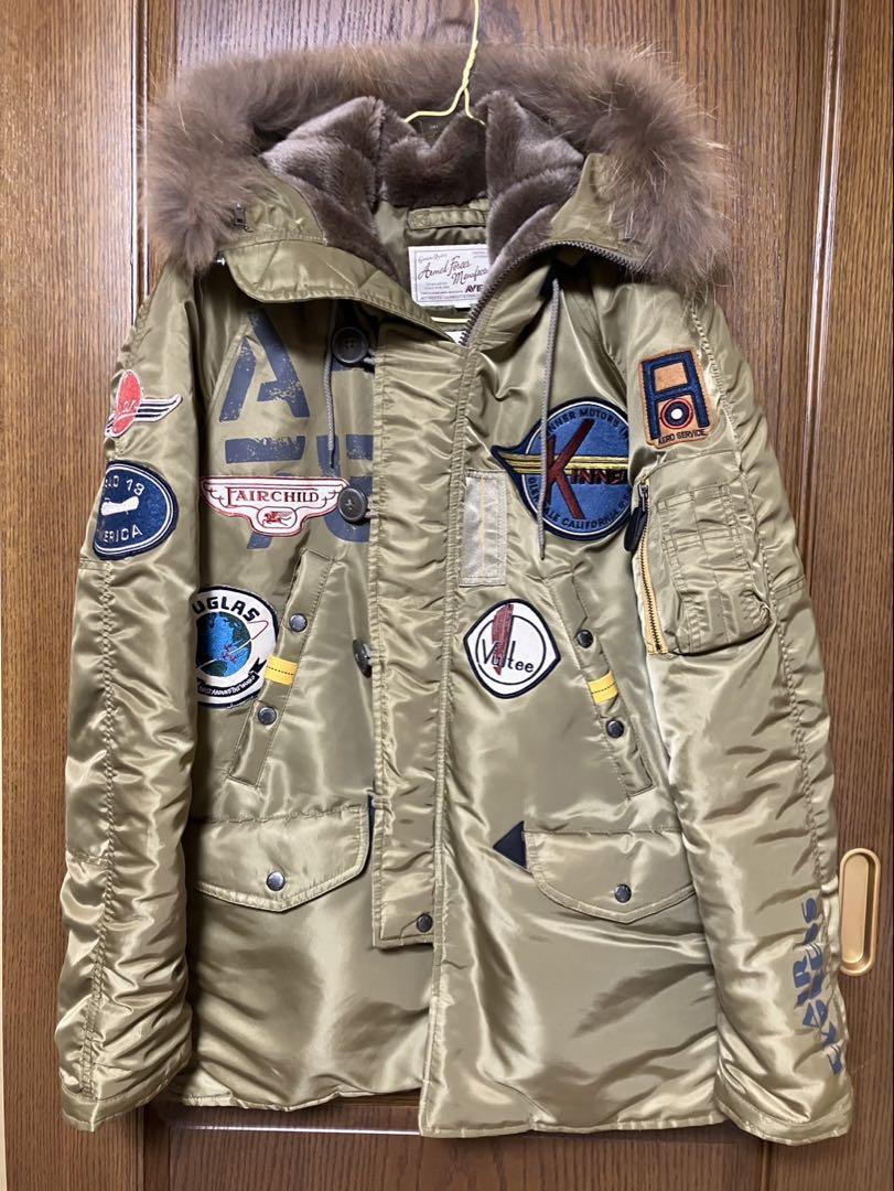 Avirex Jacket N-3B Military L Nylon 6132057 From Japan Used | eBay