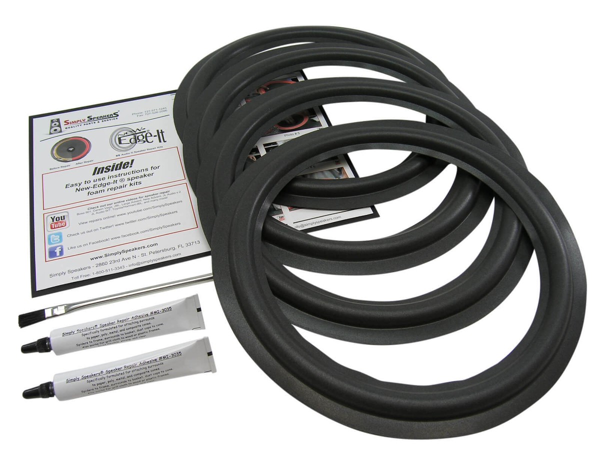 JBL Speaker Foam Surround Repair Kit - For L40t3, L46, L60T Woofer Refoam, USA Made