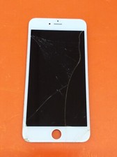 For Parts Apple iPhone 6s Plus White Cracked LCD Screen Display