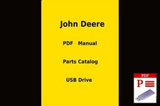John Deere 270C LC Excavator Years 2002 & Up Parts Catalog / Manual See Desc USB