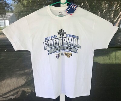 2016 STAGG BOWL Football T-SHIRT CRU vs UW-OSHKOSH NEW NCAA Division 3 SIZE XL