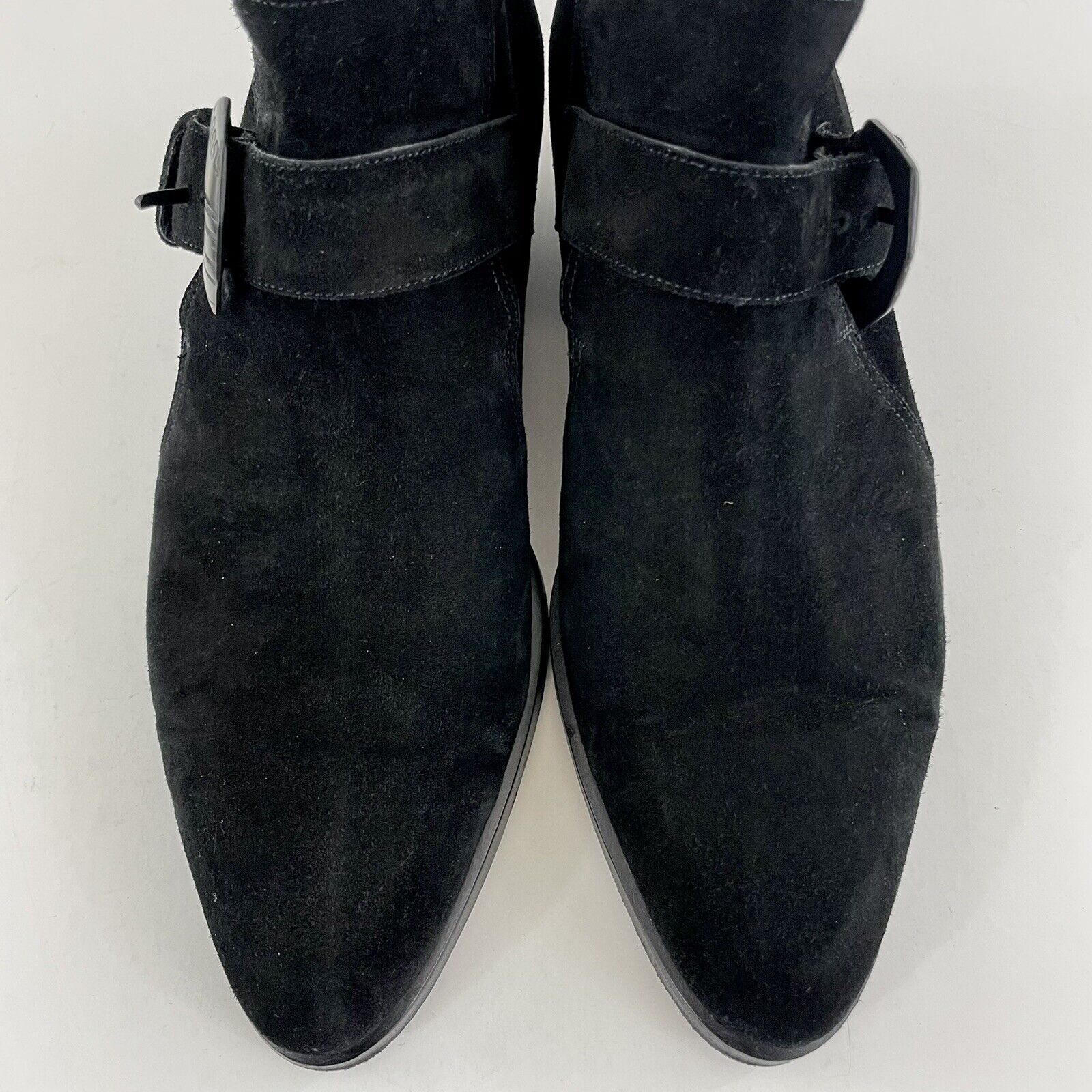 Gianni Versace Signature Black Suede Half Boots L… - image 3