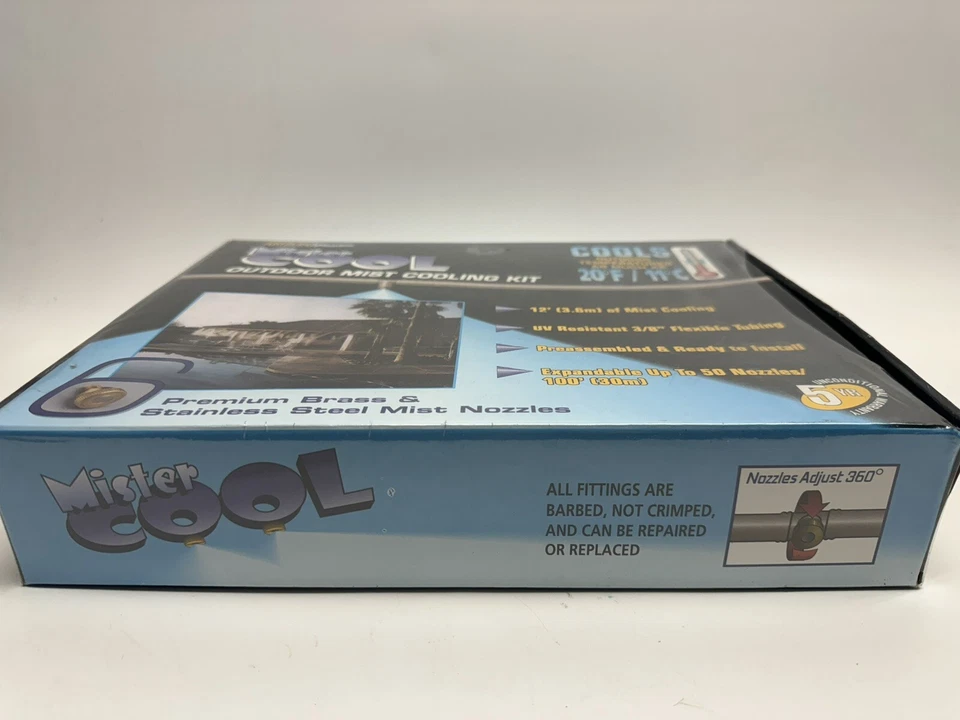 Sistema de enfriamiento de nebulización Orbit Arizona Mist 3/8" de colección con boquillas de latón 30060 Foto 2 de 4