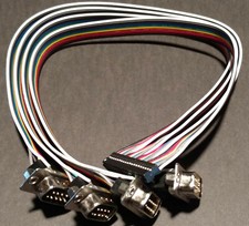NEW RS-232 Cable, D-9Mx4 Cable 40-pin 2x20 connector 32205-002000-100-RS