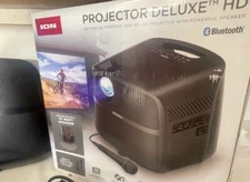 ION Audio Projector Deluxe HD Battery/AC Powered 720p HD LED Bluetooth