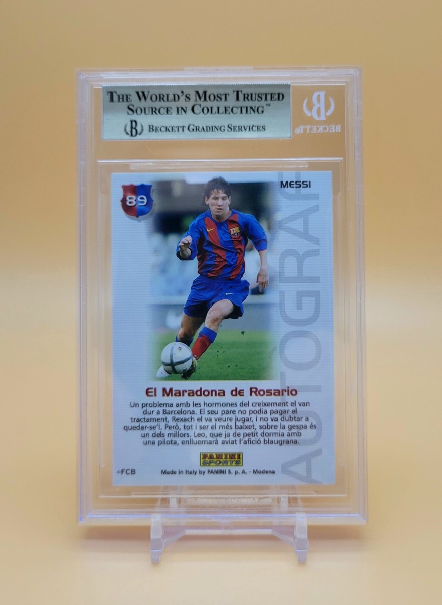 リオネルメッシ ルーキーカード 2004 Panini Mega Cracks MESSI