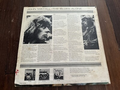 John Mayall - The Blues Alone LP LONDON PS 534 plays