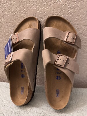 Birkenstock Arizona buckled slip-on sandals beige calf 