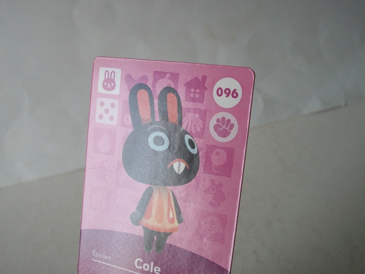 Animal Crossing amiibo Cards Rabbit Lot 8 HP Coco Genji Francine