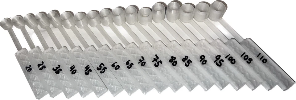 Pistol Powder Measure Reloading Kit .2cc - 1.1cc Custom Powder Measure Dippers - Image 2 of 3