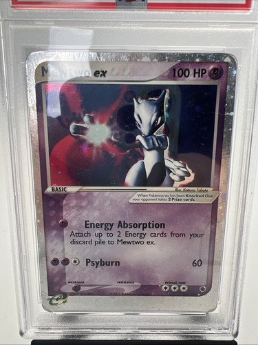 2003 Pokémon EX Ruby & Sapphire Mewtwo EX-Holo #101 PSA 1 PR - Picture 2 of 4