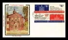 Dr Jim Stamps Colorano Silk Cachet Continental Congress Setenant Block Fdc