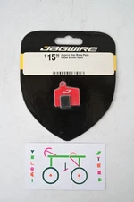Jagwire Mountain Sport Semi-Metallic Disc Brake Pads for Hayes Stroker Ryde