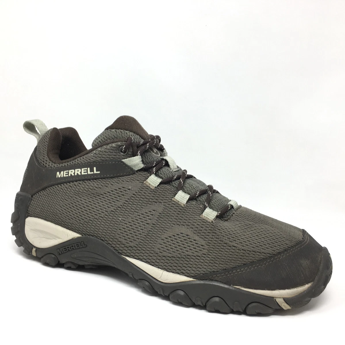 Merrell Grey Barefoot Waterproof Athletic Shoes Boots Mens 13 Used No Box Merrell M Gray Boots for Men for Sale | Shop New & Used  main image 4