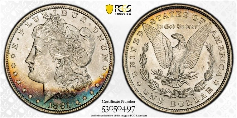 MS 63 Graded 1881 Year Morgan US Dollars (1878-1921) for sale | eBay