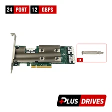 LSI Broadcom 9306-24i 24 Port 12Gbps HBA Controller IT Mode PCIe 3.0 x8 High/Low