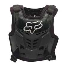 Fox Racing L/XL Proframe LC Roost Deflector CE Chest Guard Protector Black