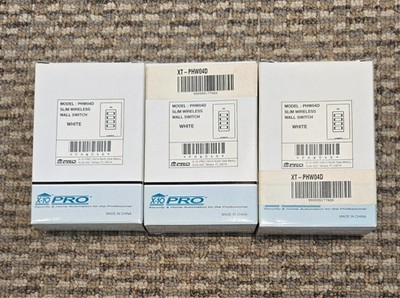 X10 PRO/SMART HOME/POWERHOUSE /LOT 3 ITEMS PHW04D Wireless Wall Switch
