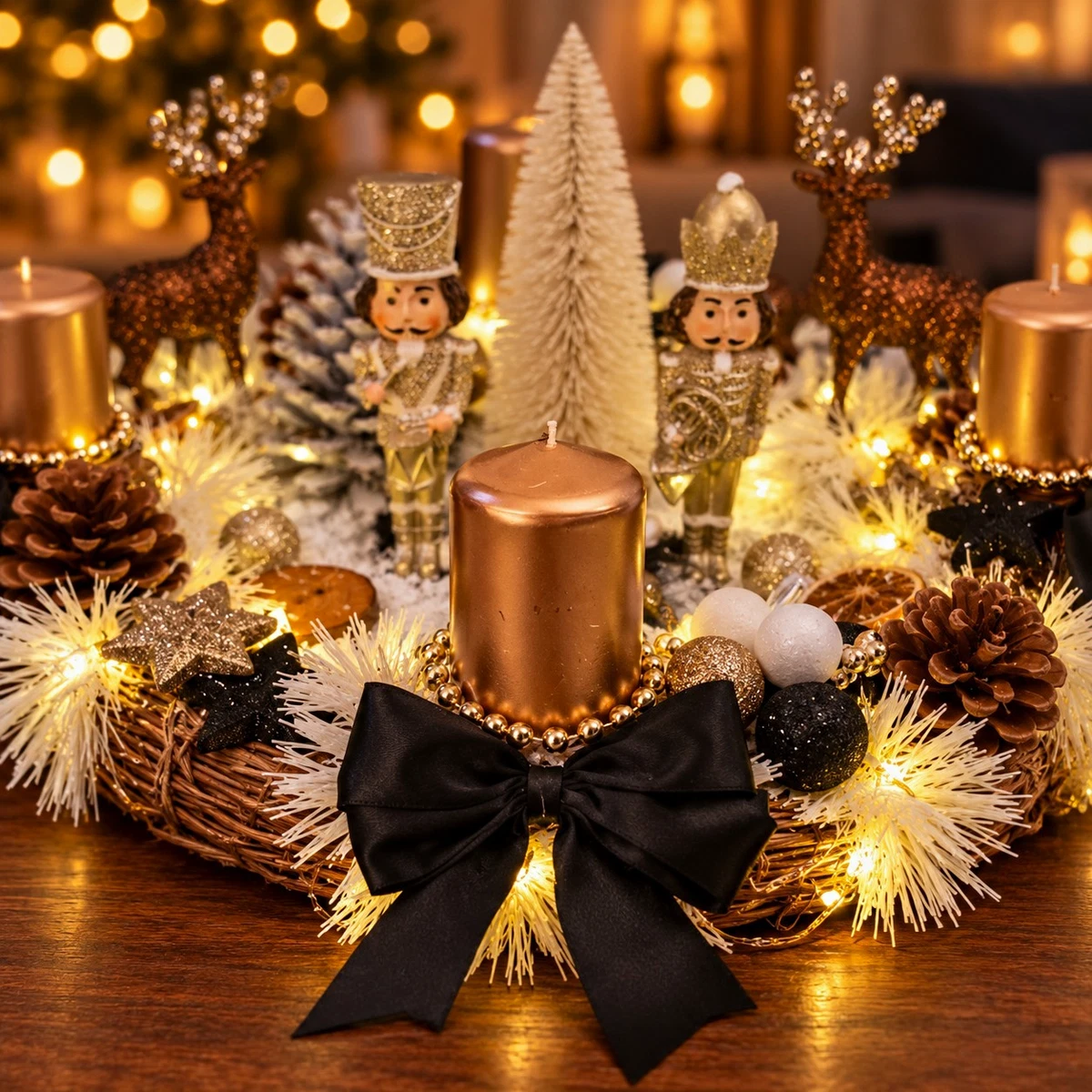 Adventskranz mit Led Kerzen online kaufen