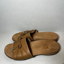 Vionic Womens Bella Bow Slide Sandals Shoes Camel Size 10