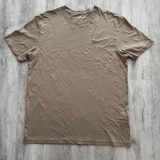 Psycho Bunny Shirt Mens Size 6 large Brown Bunny Skull Logo Tee Streetwear