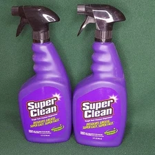 Superclean Cleaner and Degreaser 32zz Spray Bottle (QTY 2 pack)