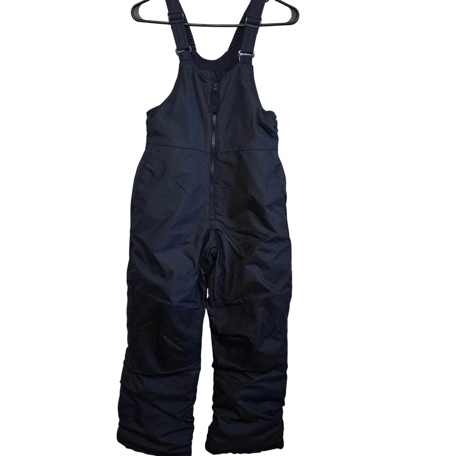 All in Motion Black Snow Bib Overalls Water Wind Resistant Kids Medium M