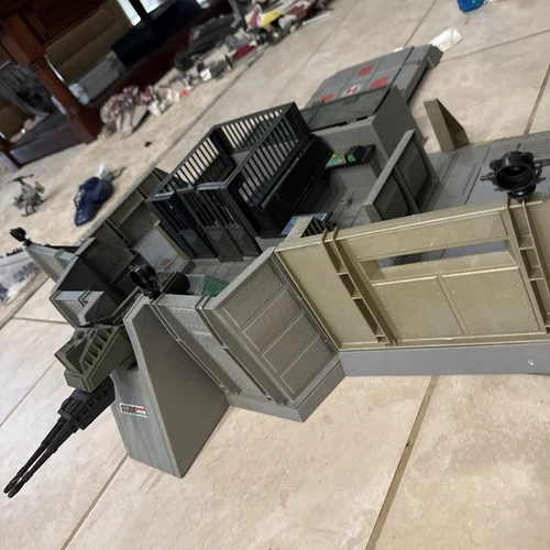 GI Joe 1983 Headquarters Command Center Vintage Hasbro Parts Lot 90% Complete