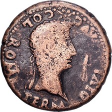 #1203042 Hispania, Divus Augustus, Sesterz, 20-29, Colonia Romula, Bronze, S