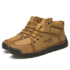 Genuine Leather Casual Sneaker Men Shoes Driving Loafers Moccasins Tooling Shoes