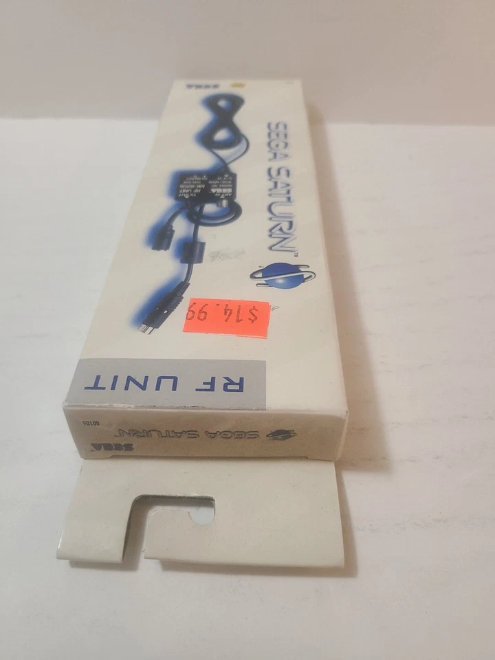 NEW IN BOX OFFICIAL SEGA SATURN RF RFU TV CORD AV SWITCH CABLE ORIGINAL MK-80106 - Image 4 of 4
