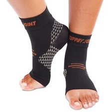 Foot Compression Sleeve - Copper Infused Compression Socks for Women & Men Pl...