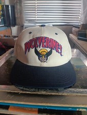 Rare Vintage ANNCO Wolverine 1993 Marvel Comics Snapback Hat Cap 90s Superhero