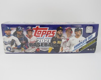 2021 Topps MLB Baseball Complete Factory Set Blue Exclusive Version New Sealed