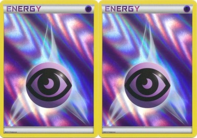 Psychic Energy [Sheen Holofoil] X 2 Mint Cards Unnumbered Battle