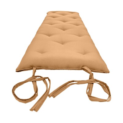 Traditional Japanese Floor Rolling Mattress, Shiki Futon Bed 3 x39x 80 Peach