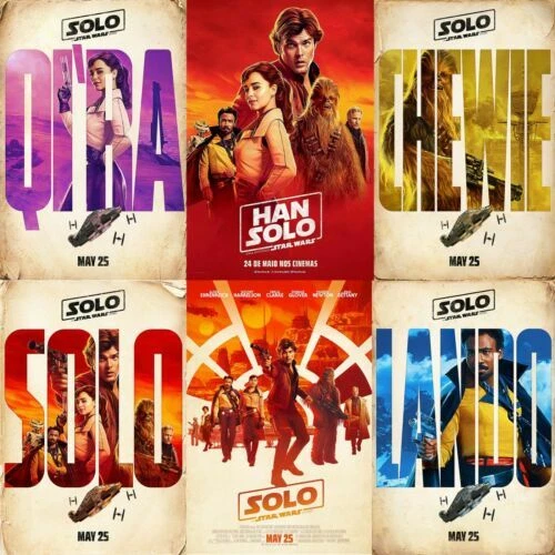 Fabric Movies Decorative Posters