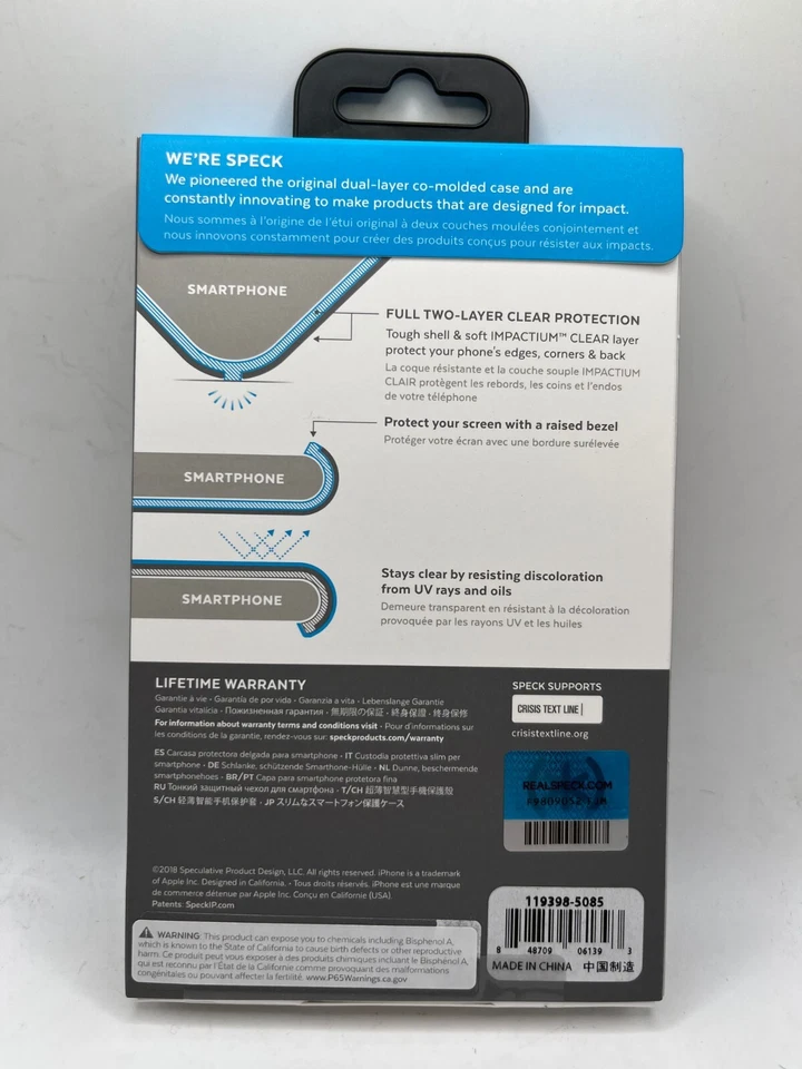 Speck Presidio Stay Clear Case For iPhone 8 iPhone 7 iPhone SE 2022 iPhone 2020 - Image 4 of 4