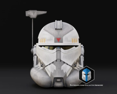 Starwars Commander Wolffe Animated Helmet 3D Printed RAW/FINISHED