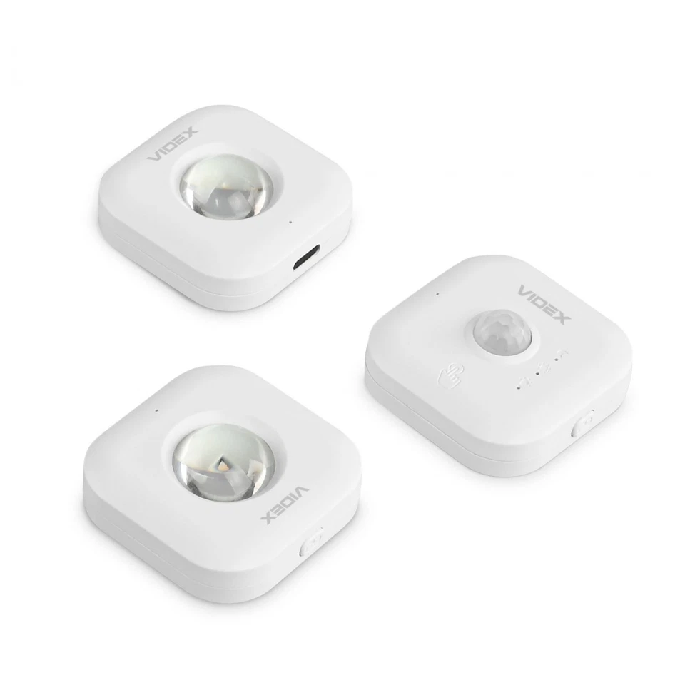 Akku LED Lampe Set mit Bewegungsmelder VIDEX Schrank Treppen Nachtlicht - Bild 2 von 4