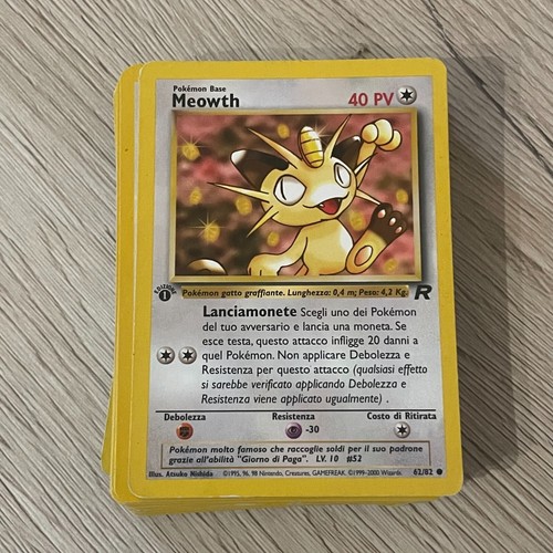 POKEMON - TEAM ROCKET ®️ Single Italian Cards - Common Uncommon Rare Vintage - Picture 21 of 36